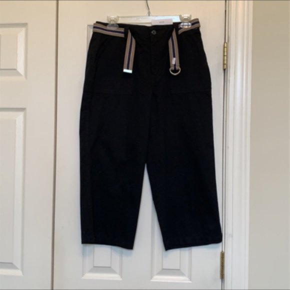 Gloria Vanderbilt Black Capris - Picture 1 of 4